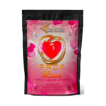 Pack Love comprenant du miel aphrodisiaque.